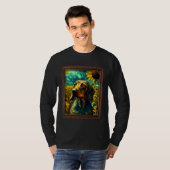 Bavarian Mountain Scent Hound Painting Sunflower F T-Shirt (Vorne ganz)