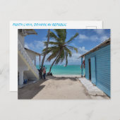 BAVARO BEACH #1 Postkarte (Vorne/Hinten)