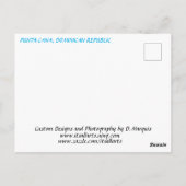 BAVARO BEACH #1 Postkarte (Rückseite)