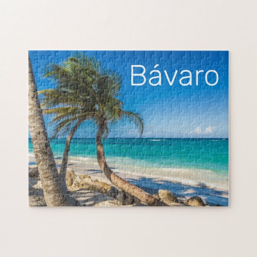 Bavaro Beach Caribbean Dominican Republic Souvenir Puzzle (Horizontal)