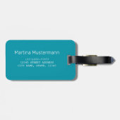 Bavaro Beach Caribbean Dominikanische Republik Sou Gepäckanhänger (Rückseite horizontal)