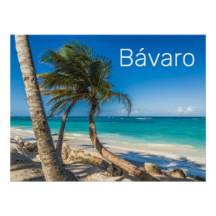 Bavaro Beach Caribbean Dominikanische Republik Sou Poster
