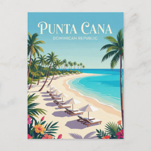 Bavaro Beach Dominikanische Republik Postkarte