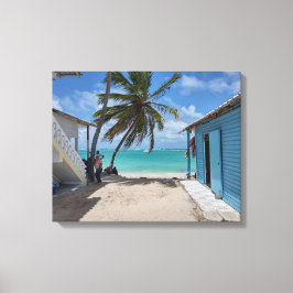 BAVARO BEACH PUNTA CANA #1 AUF LEINWAND 20 "x 16"
