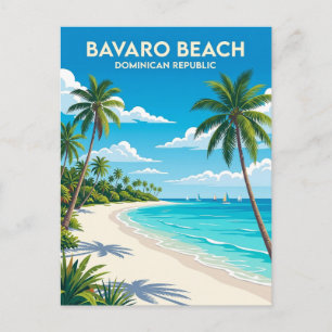 Bavaro-Strand Dominikanische Republik Postkarte
