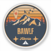 Bawlf, Alberta Aufkleber (Vorderseite)