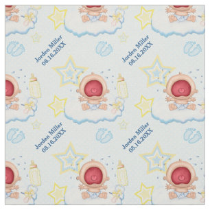 Bawling Baby Boy - Benutzerdefinierter Text Stoff