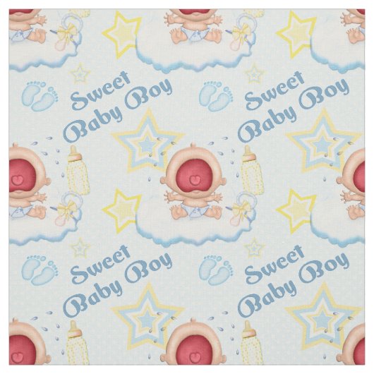 Bawling Baby Boy Stoff (Muster)