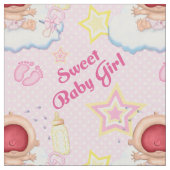 Bawling Baby Girl Stoff (Nahaufnahme)