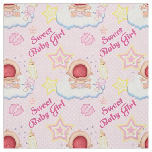 Bawling Baby Girl Stoff (Muster)