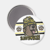 Bawsome Boston Phantastisch Magnet (Vorderseite/Rückseite)