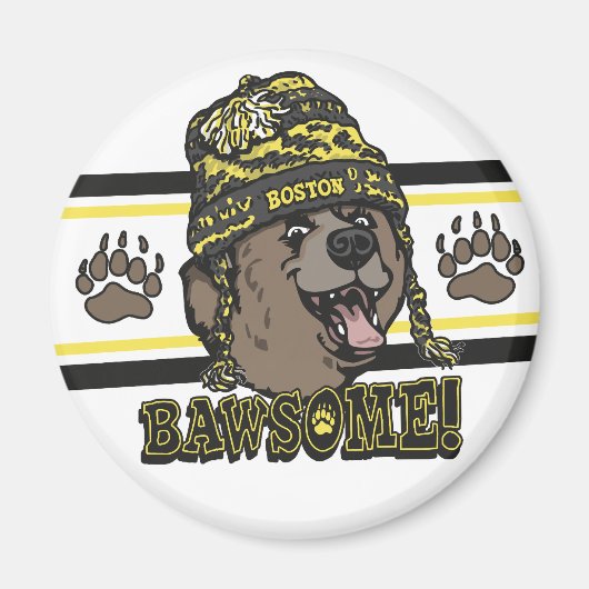 Bawsome Boston Phantastisch Magnet (Vorne)