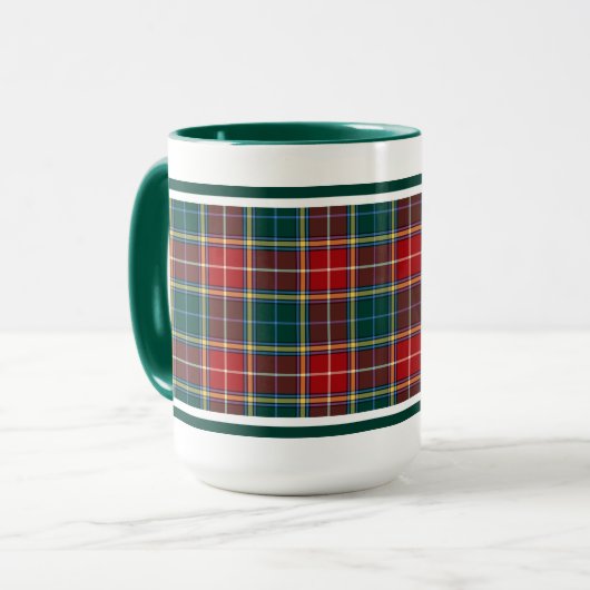 Baxter Clan Tartan Tasse (Vorderseite Links)