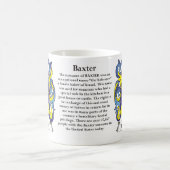 Baxter-Familienwappen-Tasse Kaffeetasse (Mittel)