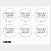 "Baxter Girls" Sticker - 6 pk (Blatt)