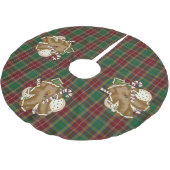 Baxter Karierter Weihnachtsbaumrock Polyester Weihnachtsbaumdecke (Schrägansicht)