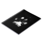 Baxter Paw Print Notizblock (Linke Seite)