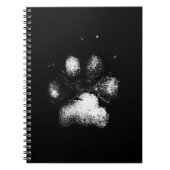 Baxter Paw Print Notizblock (Vorderseite)