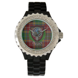Baxter-Schottischer-Clan-Tartan & Wappen Armbanduhr