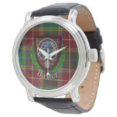 Baxter Scottish Clan Tartan & Crest Armbanduhr (Schrägansicht)