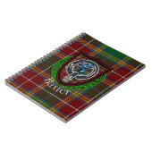 Baxter Scottish Clan Tartan & Crest Notizblock (Linke Seite)
