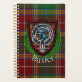 Baxter Scottish Clan Tartan & Crest Planer (Vorderseite)