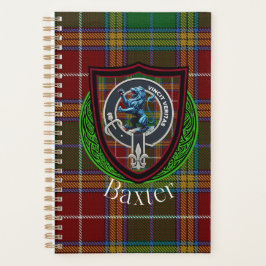 Baxter Scottish Clan Tartan & Crest Planer