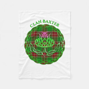Baxter Scottish Tartan Celtic Thistle Fleecedecke