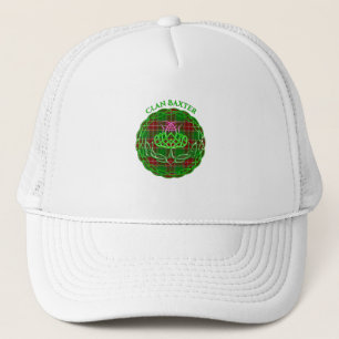 Baxter Scottish Tartan Celtic Thistle Truckerkappe