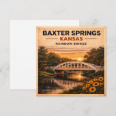 Baxter Springs Rainbow Bridge Schreibwarendesign (Vorne/Hinten)