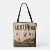 Baxter Springs Route 66 Heritage-Tribut Tasche (Rückseite)