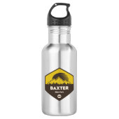 Baxter Staat Park, Maine Edelstahlflasche (Vorderseite)