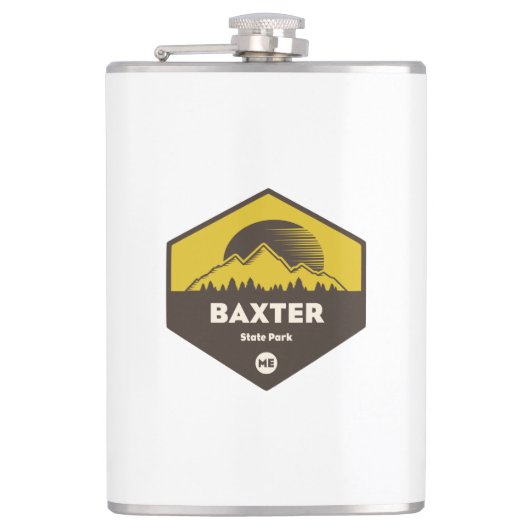 Baxter Staat Park, Maine Flachmann (Vorderseite)