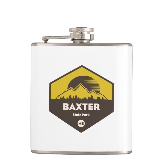 Baxter Staat Park, Maine Flachmann (Vorderseite)