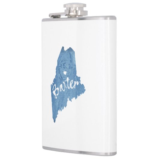 Baxter Staat Park Maine Holzkörner Flachmann (Links)