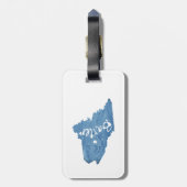 Baxter Staat Park Maine Holzkörner Gepäckanhänger (Rückseite vertikal)