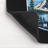 Baxter State Park Maine Bergwandern Camping Mousepad (Ecke)