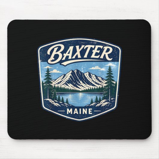 Baxter State Park Maine Bergwandern Camping Mousepad (Vorne)