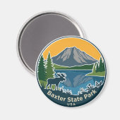 Baxter State Park Maine Magnet (Vorderseite/Rückseite)