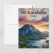 Baxter State Park Maine Postkarte (Vorne/Hinten)