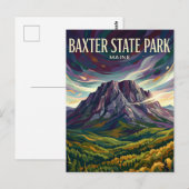 Baxter State Park USA Postkarte (Vorne/Hinten)