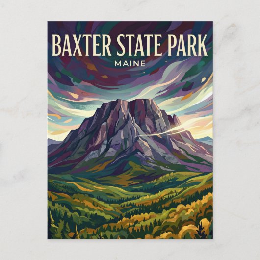Baxter State Park USA Postkarte (Vorderseite)