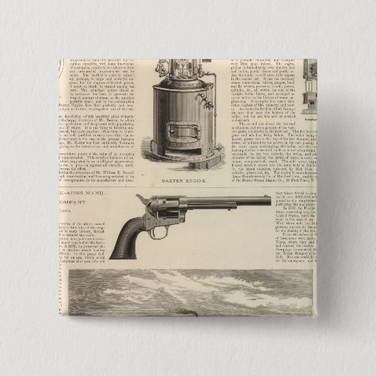 Baxter Steam Motor Company Button (Vorderseite)