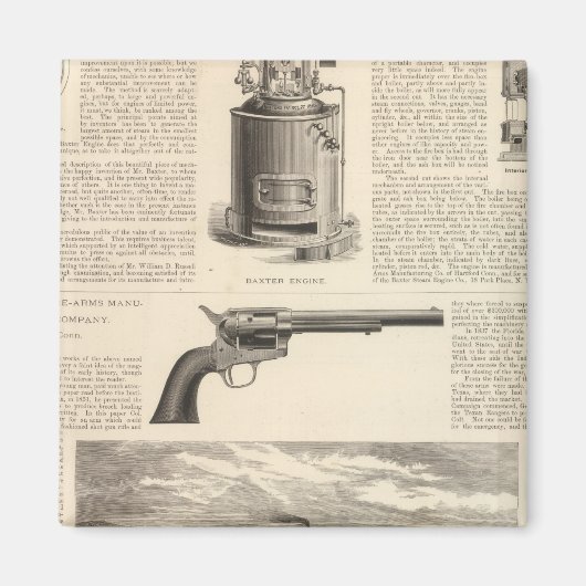 Baxter Steam Motor Company Magnet (Vorne)