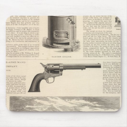 Baxter Steam Motor Company Mousepad (Vorne)