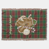 Baxtertartan-Feiertags-karierte Decke (Vorderseite)