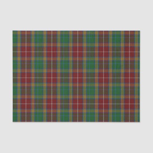 Baxtertartan-kariertes Seidenpapier (Vorderseite)