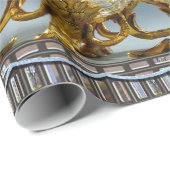 Baxxtrea Romantisches Wrapping Paper Geschenkpapier (Rolleneckpunkt)