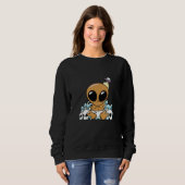 bay alien space aliens cute ufo sweatshirt (Vorne ganz)