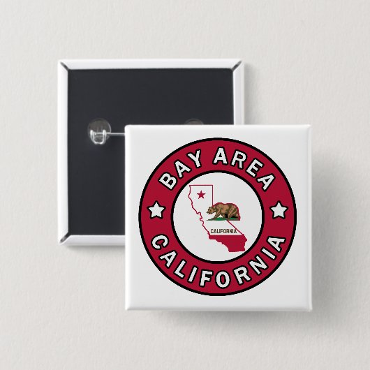 Bay Area California Button (Vorne & Hinten)